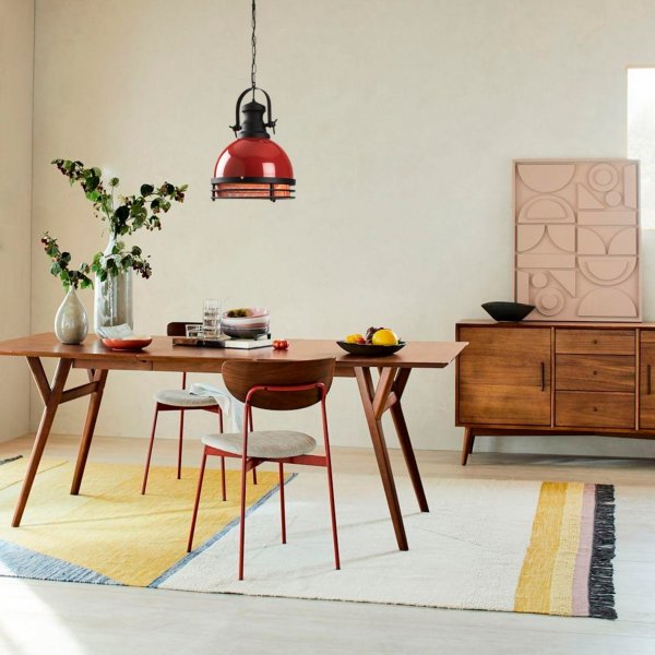 Samba taklampa 3762 - Rd/svart