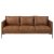 Kingsley 3-sits soffa i Cognac (Ecolder)