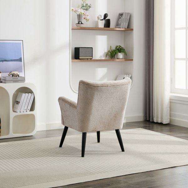 Fauteuil Marie - Biscuit boucl�