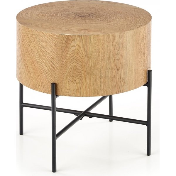 Ennis soffbord 45 cm - Ek/svart