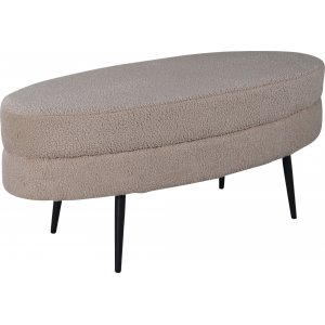 Pouf Rino - Peluche beige