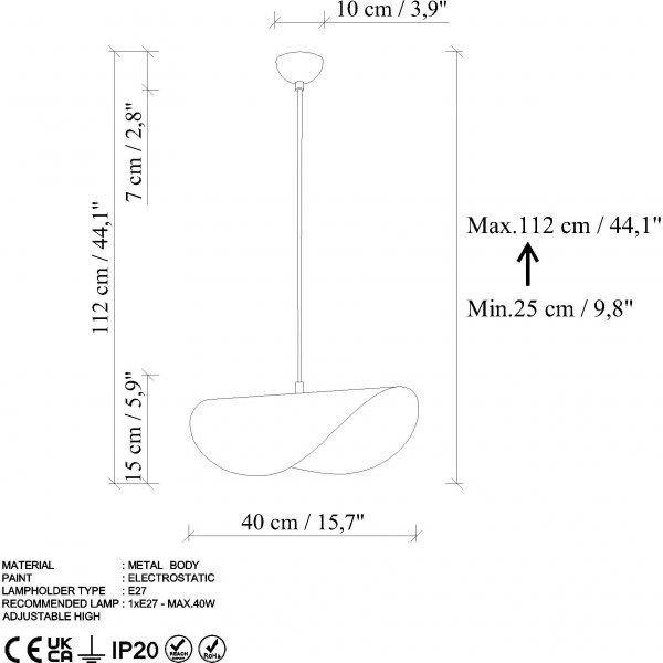 Plafonnier Vatoz - Vintage Plafonnier Vatoz - Vintage