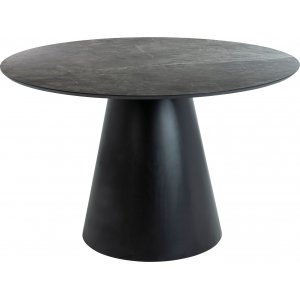 Angel matbord 120 cm - Gr/svart