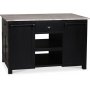 Heritage Kks med marmor - Svart stomme / Grbeige marmor
