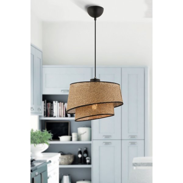 Barette taklampa - Beige/svart Barette taklampa - Beige/svart