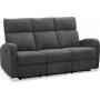 Montana elektrisk 3-sits reclinersoffa - Gr tyg