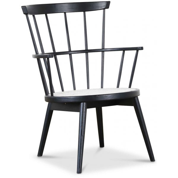 Loungeftlj Scoop - Svart / Rotting