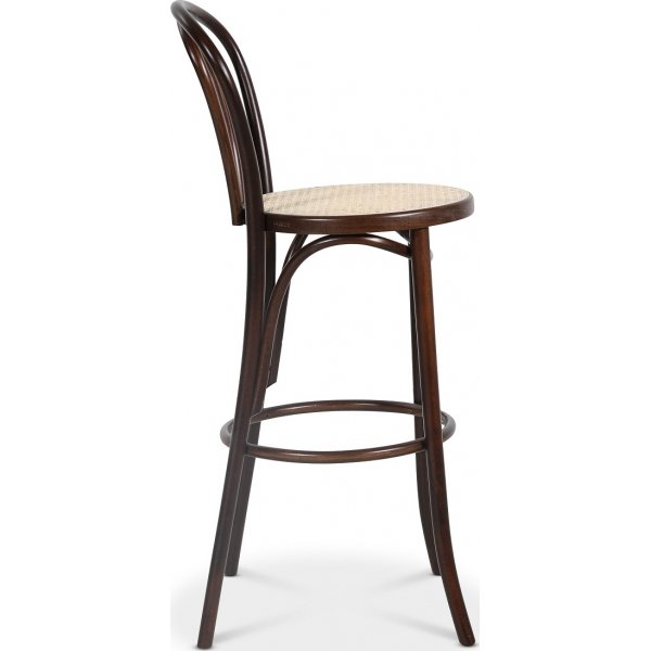 Tabouret de bar No 18 avec assise en rotin - N\\\'importe quelle couleur sur le cadre