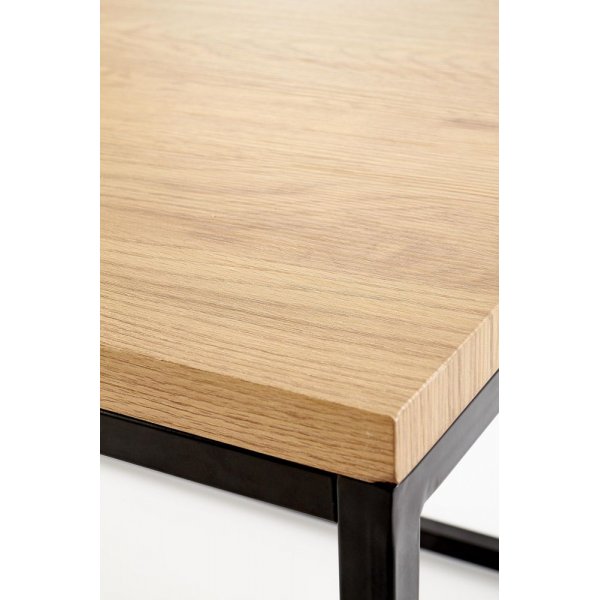 Fallon soffbord - Ek/svart