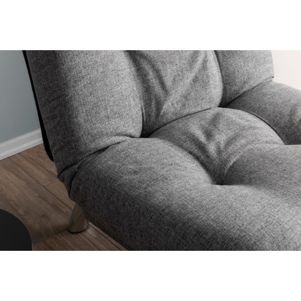 Fauteuil lit Misa - Gris clair Fauteuil lit Misa - Gris clair
