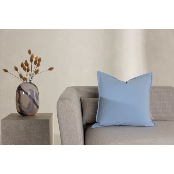 Housse de coussin Ronja - Bleu clair Housse de coussin Ronja - Bleu clair