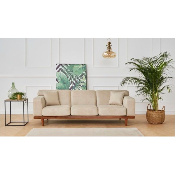 Atlantis sidobord 45 x 45 cm - Valnöt/svart Atlantis sidobord 45 x 45 cm - Valnöt/svart