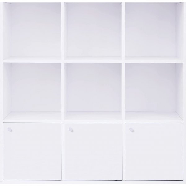 Ivan bokhylla 9 fack - Vit