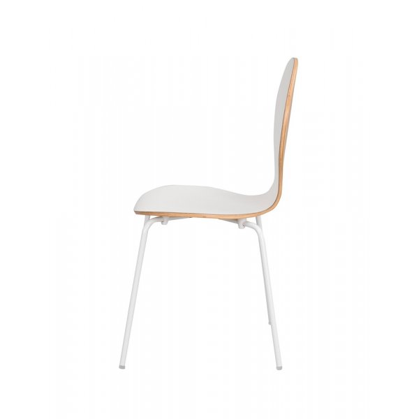 Bailey stol - Vit-laminat/ek Bailey stol - Vit-laminat/ek