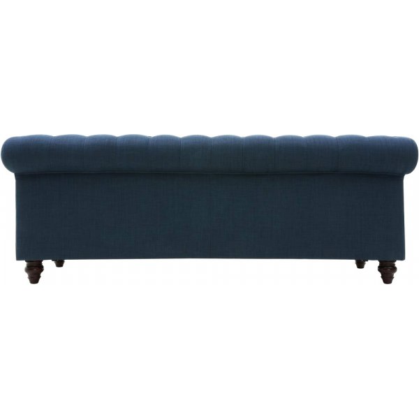 Bank 3-zits Chesterfield bank blauw - Herron Bank 3-zits Chesterfield bank blauw - Herron