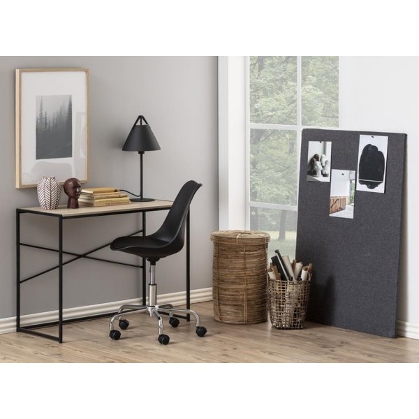 Seaford skrivbord 100 cm - Sonoma ek/svart Seaford skrivbord 100 cm - Sonoma ek/svart