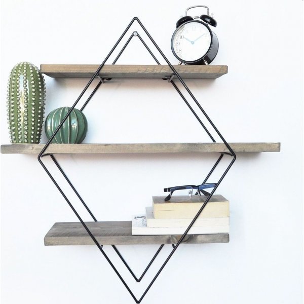 Walter wandplank 07 - Walnoot/zwart