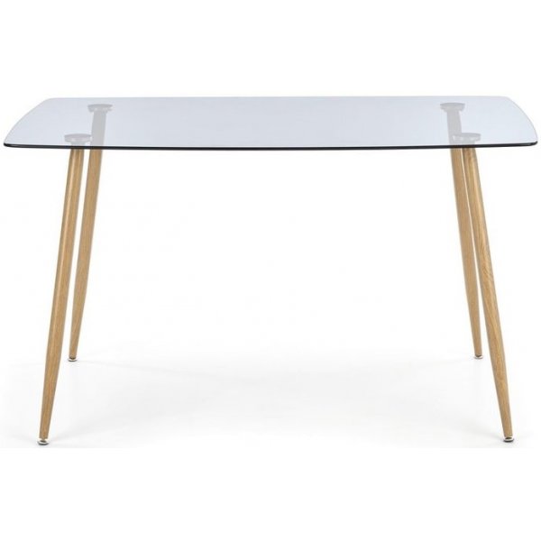 Tia matbord 130 x 80 cm - Ek / Glas