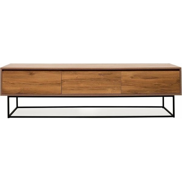 Lupin TV-bnk 180 cm - Valnt/svart