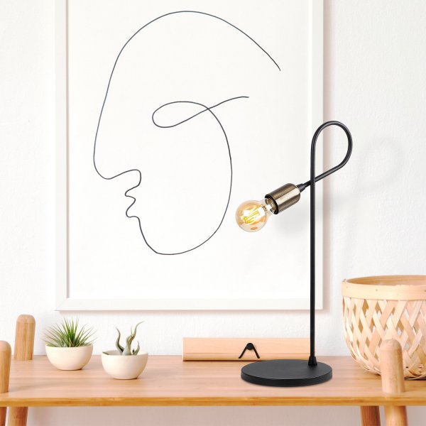 Lampe  poser virale - Noir