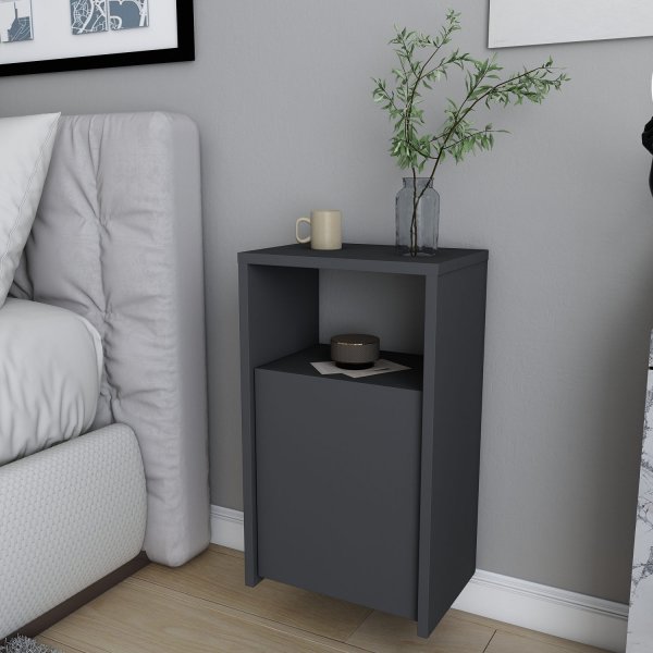 Carlin nachtkastje - Antraciet