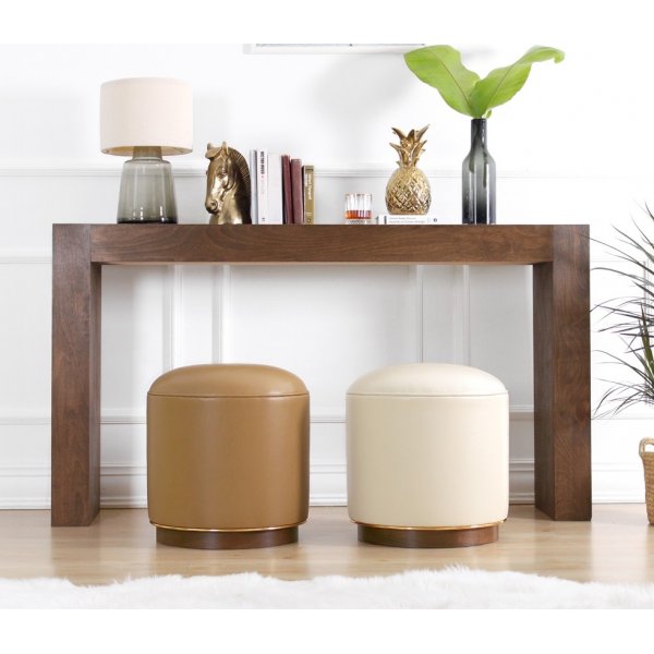 Pouf Milotte - Marron clair Pouf Milotte - Marron clair