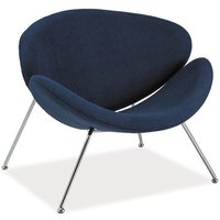 Fåtölj Kathleen - Blå / Krom Fåtölj Kathleen - Blå / Krom