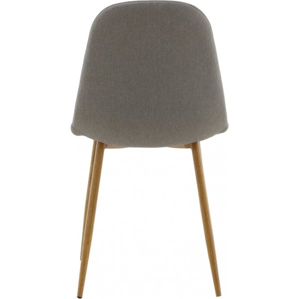 Chaise de salle  manger Bridge - Gris/chne