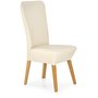Moira matstol - Beige (Lder)