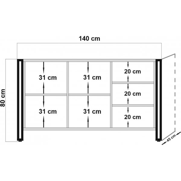 Arcas sk�nk - Furu/svart