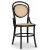 Groupe de salle  manger Sintorp, table  manger ronde 115 cm avec 4 chaises en bois courb Alicia - Marbre marron (Stratifi)
