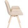 Crosby matstol - Beige/vitpigmenterad ek