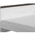 Cadre de lit Salvador 160x200 cm - Noir/blanc + Kit d\\\'entretien des meubles pour textiles