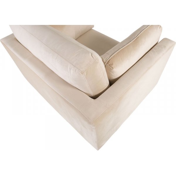 Savanna fåtölj - Beige (sammet)/mässing Savanna fåtölj - Beige (sammet)/mässing