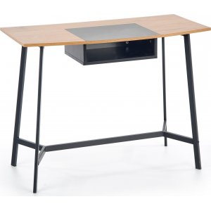Atribu skrivbord 100x50 cm -  Ek/svart
