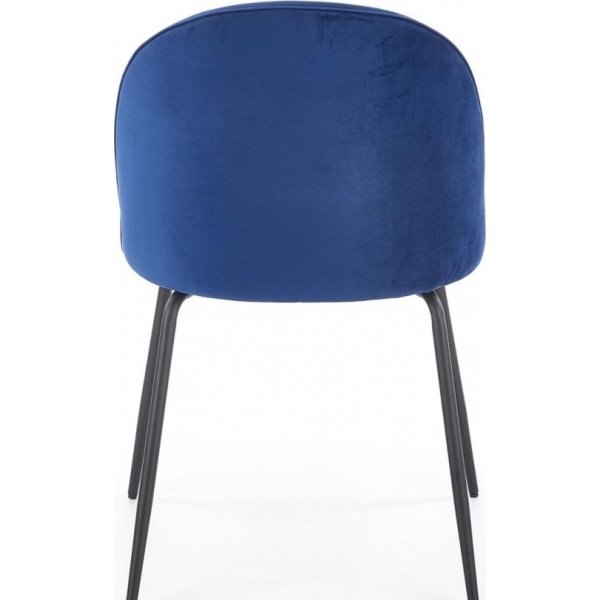 Chaise de salle à manger Noble - Bleu foncé Chaise de salle à manger Noble - Bleu foncé