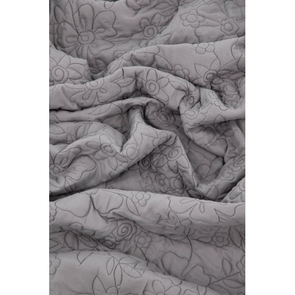 Couvre-Lit Mirage - Gris Clair Couvre-Lit Mirage - Gris Clair