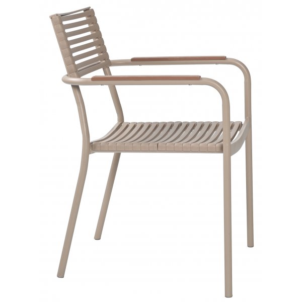 Utestol stapelbar beige - Pino