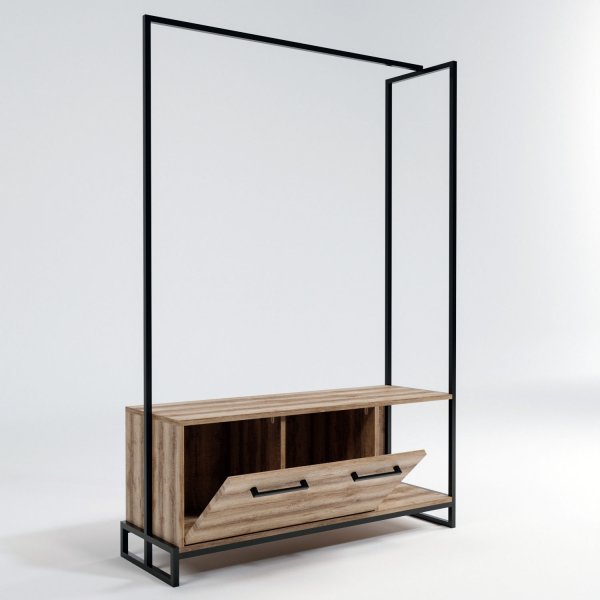 Meuble d'entre Minsk - Chne/noir