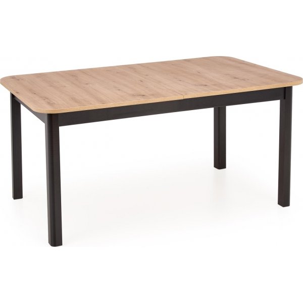 Table à manger extensible Bloom 90x160-240 cm - Chêne / Noir Table à manger extensible Bloom 90x160-240 cm - Chêne / Noir