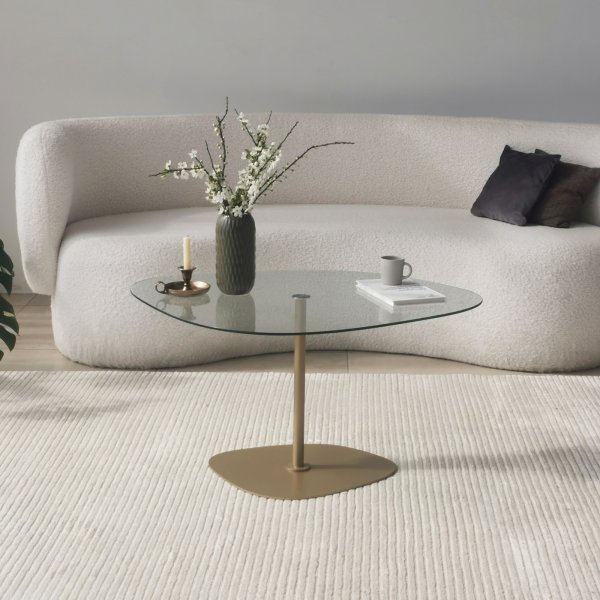 Table basse Soho 85 x 67 cm - Or