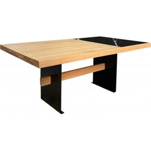 Kaupi soffbord 100 x 65 cm - Furu/svart - Soffbord i trä, Soffbord, Bord