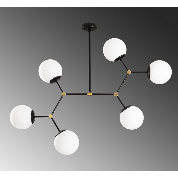 Plafonnier Damar 6326 - Noir/blanc Plafonnier Damar 6326 - Noir/blanc