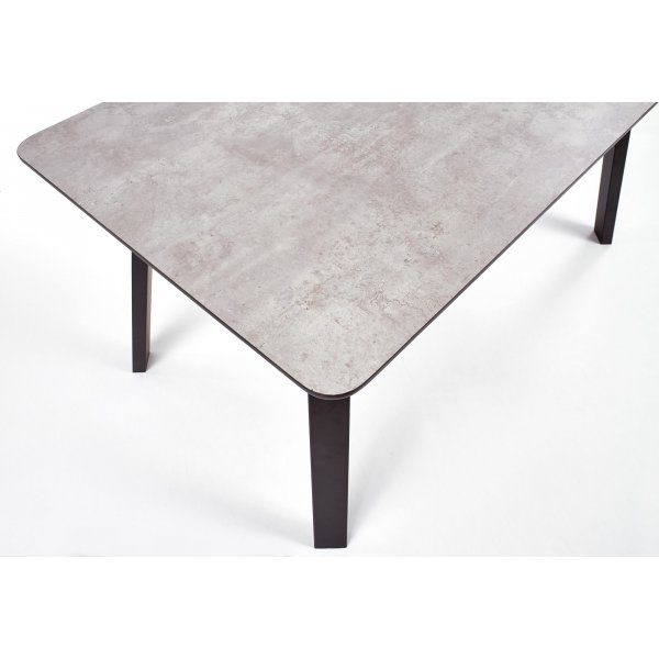 Table à manger Jaden 160 cm - Noir/motif béton Table à manger Jaden 160 cm - Noir/motif béton