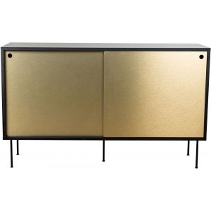 Volume sideboard 132 cm - Svart/mässing - Svart