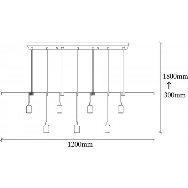 Plafonnier Bromma - Noir