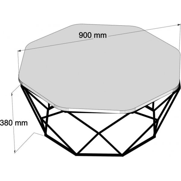 Table basse Diamond 90 x 90 cm - Marbre noir Table basse Diamond 90 x 90 cm - Marbre noir