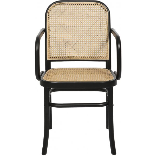 Tone karmstol i bjtr - Rotting/svart + Mbeltassar