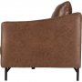 Harpan 3-sits Soffa i brun vintage - Soffa 223 cm