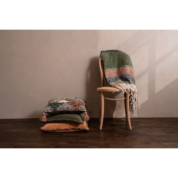 Melker pläd - Röd/blå/grön Melker pläd - Röd/blå/grön